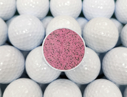 生產廠家直銷高爾夫比賽用品系列沙林雙層比賽球可定制LOGO